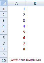 Vlastnost Font.ColorIndex ve VBA Vlastnost Font.ColorIndex ve VBA