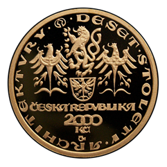 Zlatá pamětní mince Rotunda ve Znojmě