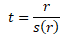 T-test parametru r