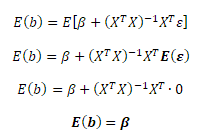 Střední hodnota odhadové funkce MNČ
